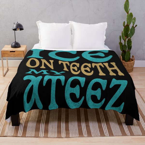 Item preview, Ice on my teeth atiny ateez typography Morcaworks designed and sold by Morcawork.