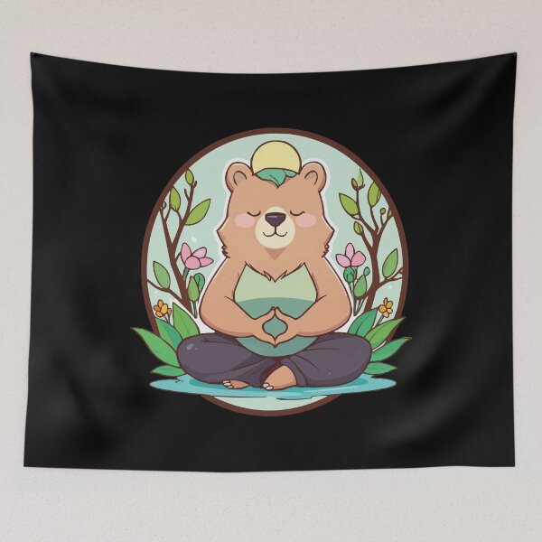 Item preview, Yoga Bear designed and sold by Getup-clothing.