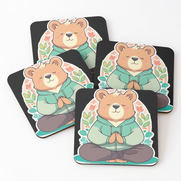 Item preview, Yoga Bear designed and sold by Getup-clothing.