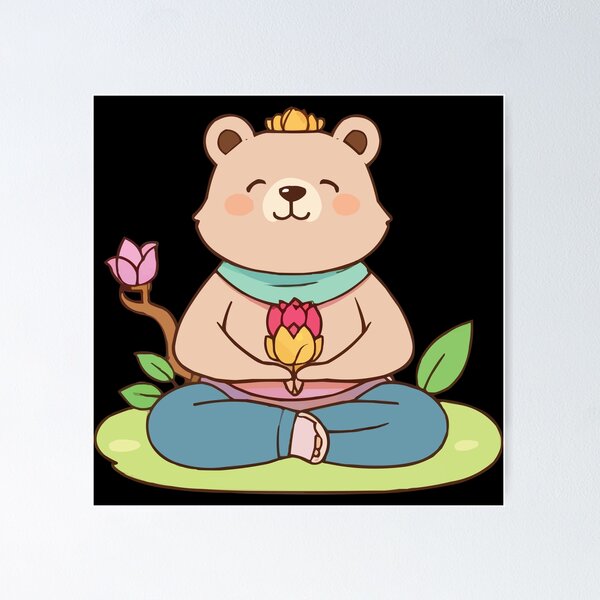 Item preview, Yoga Bear designed and sold by Getup-clothing.