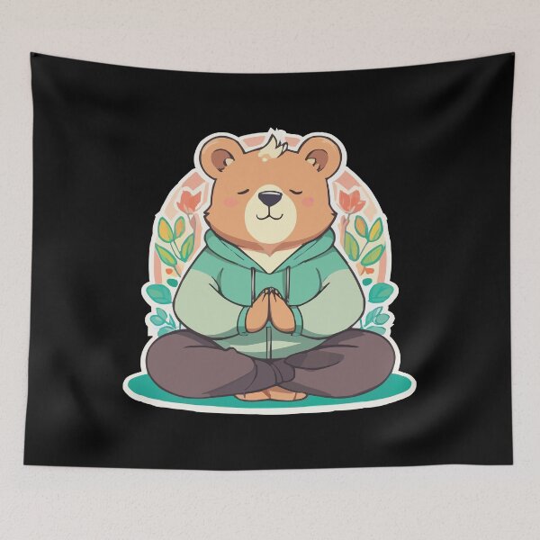 Item preview, Yoga Bear designed and sold by Getup-clothing.