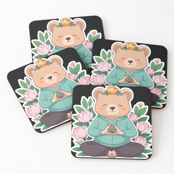 Item preview, Yoga Bear designed and sold by Getup-clothing.