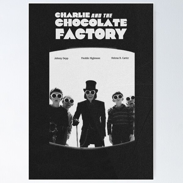 Item preview, Charlie and the Chocolate Factory Poster designed and sold by UrMoviePosters.
