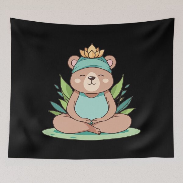 Item preview, Yoga Bear designed and sold by Getup-clothing.