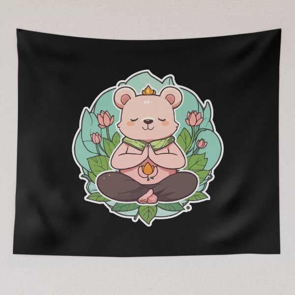 Item preview, Yoga Bear designed and sold by Getup-clothing.