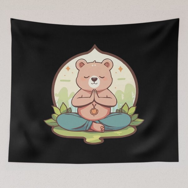 Item preview, Yoga Bear designed and sold by Getup-clothing.