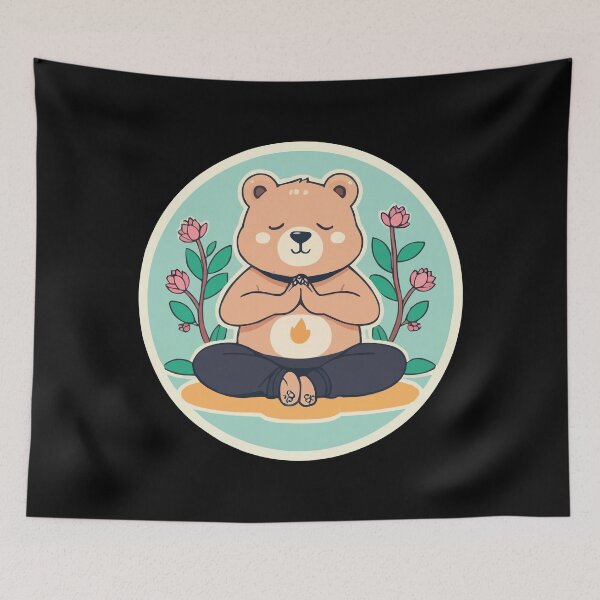 Item preview, Yoga Bear designed and sold by Getup-clothing.