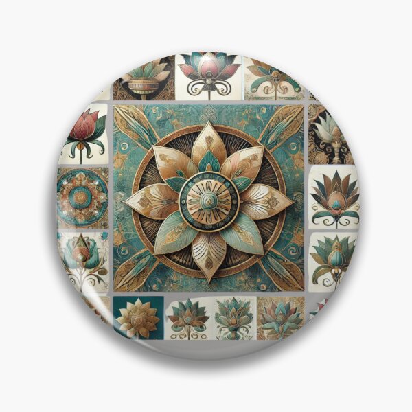 Item preview, Ancient Egyptian symbol, iconic lotus flower,  Artifacts of Egypt, Amulet,  designed and sold by Afrocarribe.