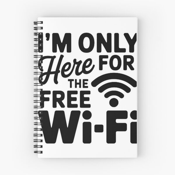 Item preview, I’m Only Here for the Free Wi-Fi designed and sold by PhobosDesign.