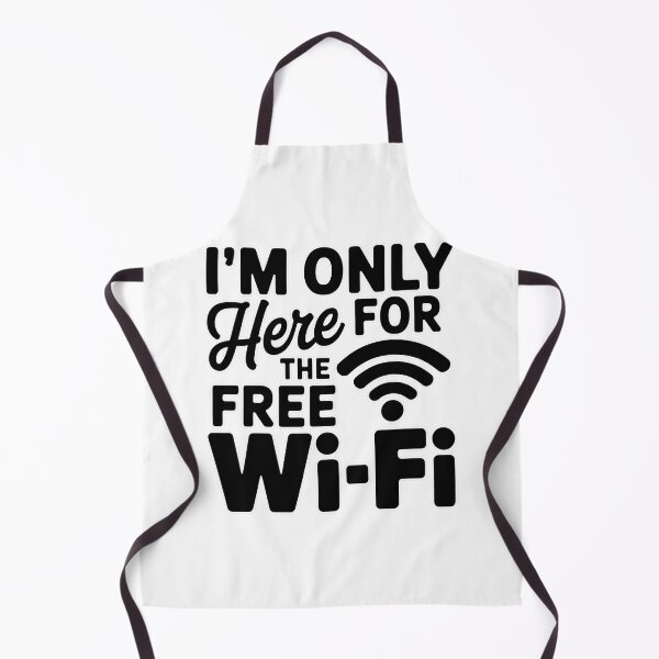 Item preview, I’m Only Here for the Free Wi-Fi designed and sold by PhobosDesign.