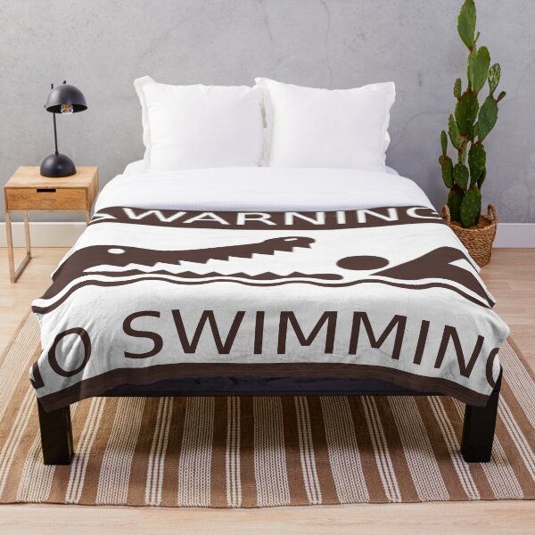 Item preview, No swimming sign designed and sold by Loadout.