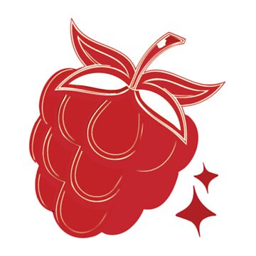Artwork thumbnail, Raspberry Soup Small Sticker by RaspberrySoup