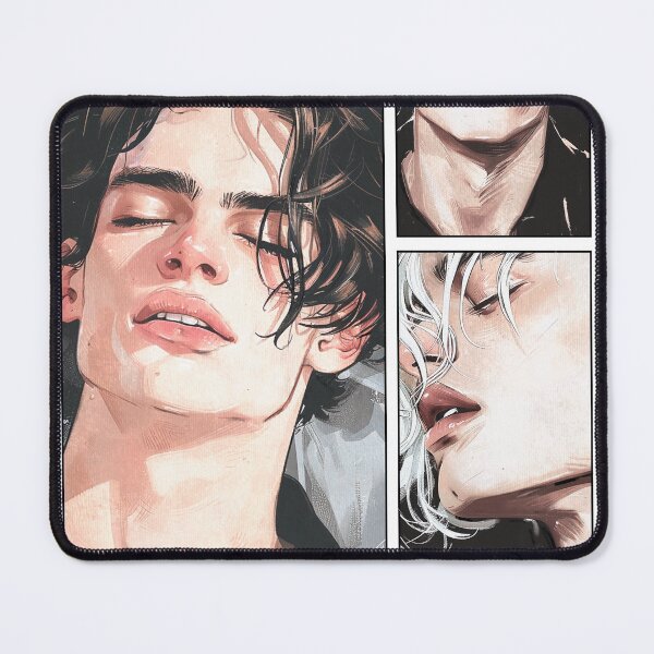 Item preview, Comic Strip of Fiore & Isahia BoysLove Gay Romance Artwork | Shadow Creatures Couple Bookstagram by Julien Roux designed and sold by NinjadesignShop.