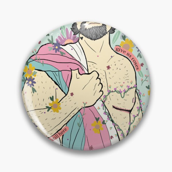 Item preview, Trans Izzy Hands: 'Give Us Roses While We're Still Here' designed and sold by ErosMakesMerch.