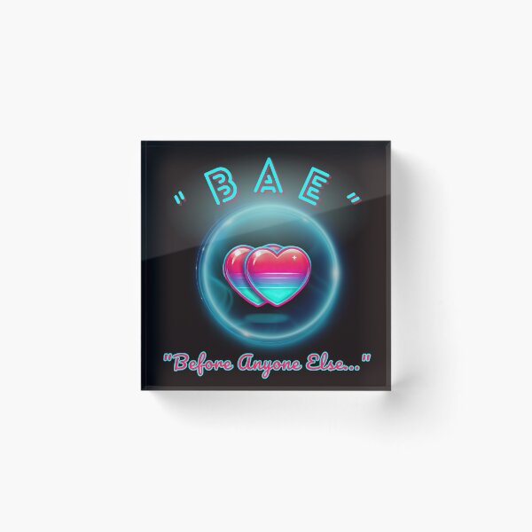 Item preview, "BAE Glowing Hearts Design" - From The "SAY WHAT NOW ?!?" Collection By TOUDOU DIGITAL designed and sold by ToudouDesign.