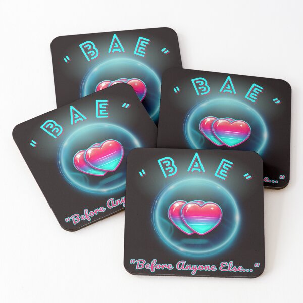 Item preview, "BAE Glowing Hearts Design" - From The "SAY WHAT NOW ?!?" Collection By TOUDOU DIGITAL designed and sold by ToudouDesign.