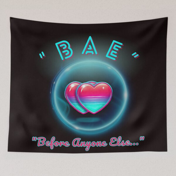 Item preview, "BAE Glowing Hearts Design" - From The "SAY WHAT NOW ?!?" Collection By TOUDOU DIGITAL designed and sold by ToudouDesign.