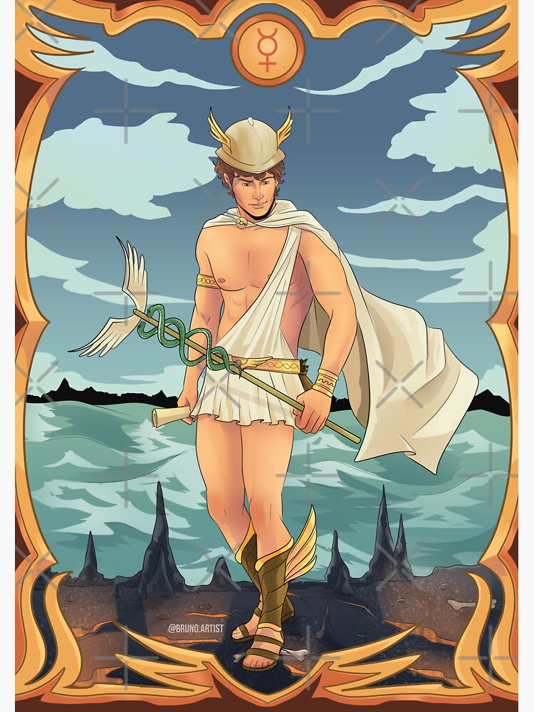 Thumbnail 3 of 3, Sticker, Hermes / Mercury designed and sold by BrunoAlexandre.