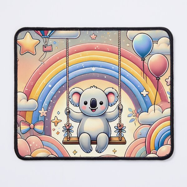 Item preview, Koala on a Rainbow Swing designed and sold by Koalangel.