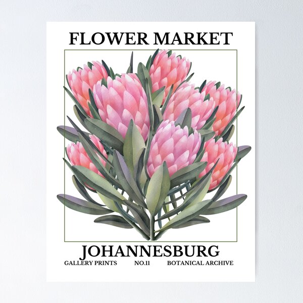 Item preview, Flower Market Johannesburg designed and sold by IconMomo.