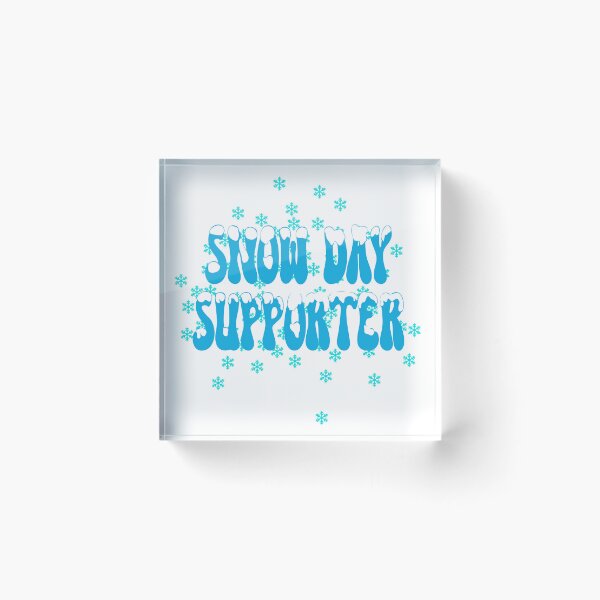 Item preview, Snow Day Supporter Snowflake Winter Let It Snow designed and sold by Colorfulman.