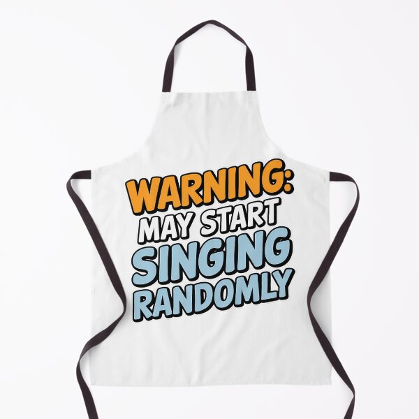 Item preview, Warning: May Start Singing Randomly - Funny Musical Design designed and sold by PhobosDesign.