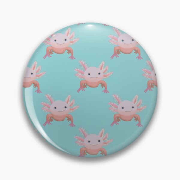 Item preview, Ani the Axolotl print designed and sold by Sweettooth Motifs.