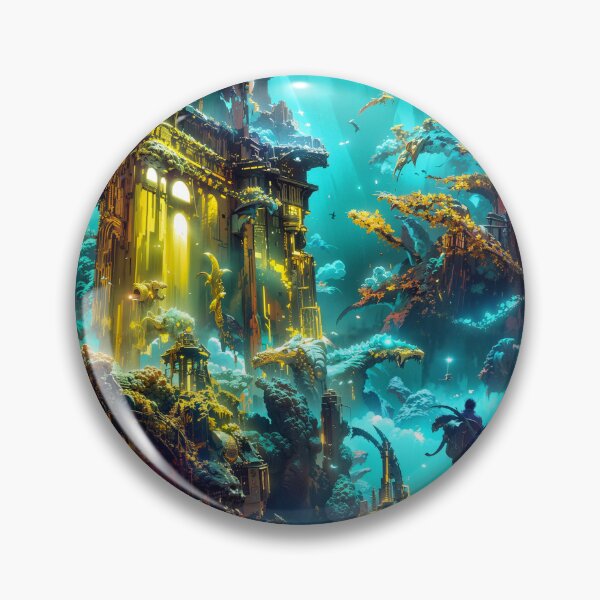 Item preview, underwater temple konos designed and sold by zar4fussion.