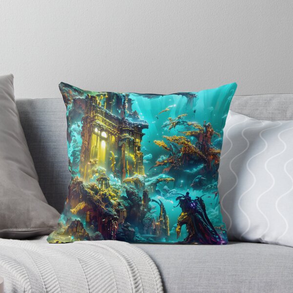 Item preview, underwater temple konos designed and sold by zar4fussion.
