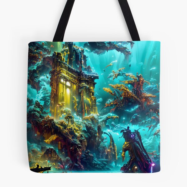 Item preview, underwater temple konos designed and sold by zar4fussion.