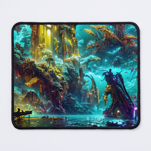 Item preview, underwater temple konos designed and sold by zar4fussion.