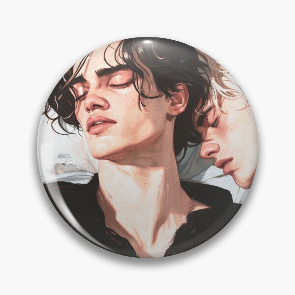 Item preview, Fiore & Isahia crying BoysLove Comic Strip | Gay Romance Artwork of Shadow Creatures Couple by Julien Roux designed and sold by NinjadesignShop.