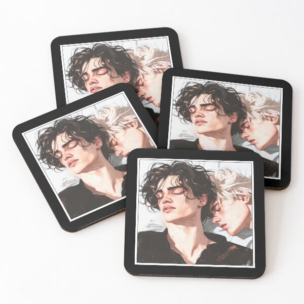 Item preview, Fiore & Isahia crying BoysLove Comic Strip | Gay Romance Artwork of Shadow Creatures Couple by Julien Roux designed and sold by NinjadesignShop.