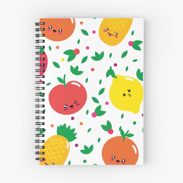 Item preview, Kawaii Fruit Faces Pattern designed and sold by mozizy.