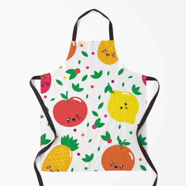 Item preview, Kawaii Fruit Faces Pattern designed and sold by mozizy.