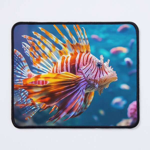 Item preview, A Lion fish underwater closeup - Marine life designed and sold by TheArtistOf2022.