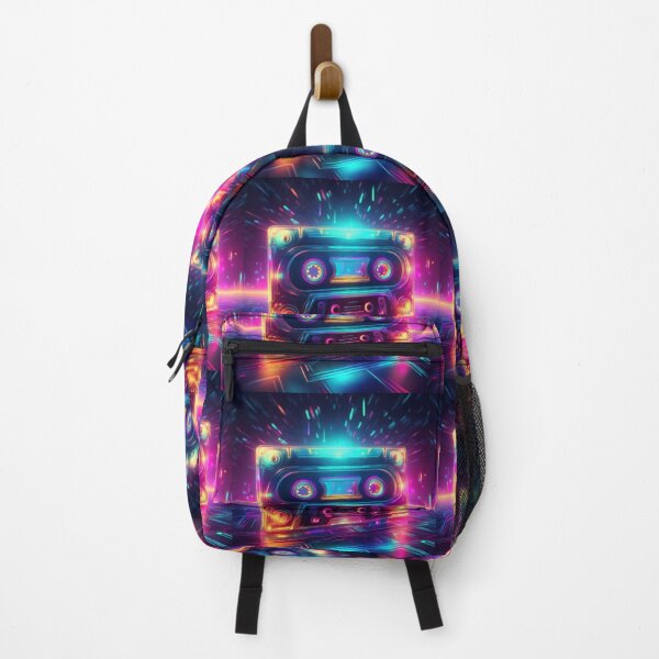 Item preview, Neon Cassette Tape Retro Art designed and sold by RaiyaTees.