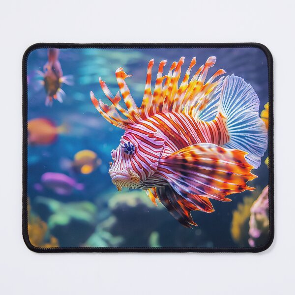 Item preview, A Lion fish underwater closeup - Marine life designed and sold by TheArtistOf2022.