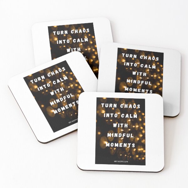 Item preview, "Turn chaos into calm with mindful moments." designed and sold by CUTESTUFFnow.