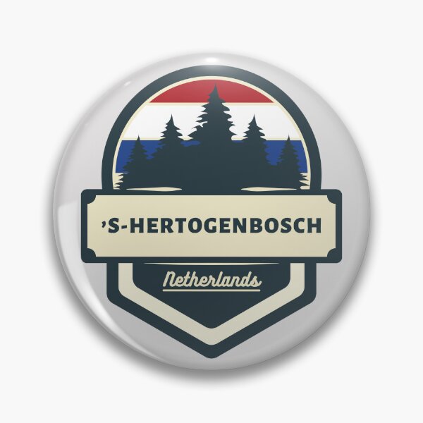 Item preview, Insignia vintage retro de 's-Hertogenbosch Países Bajos designed and sold by World Designs.