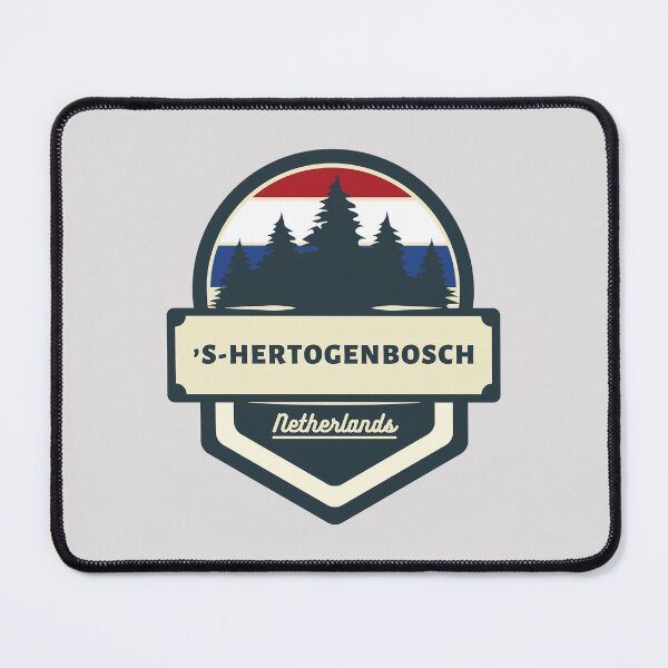 Item preview, ’s-Hertogenbosch Netherlands Retro Vintage Badge designed and sold by World Designs.