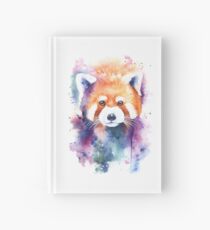 Red Panda Splash Aquarell Notizbuch