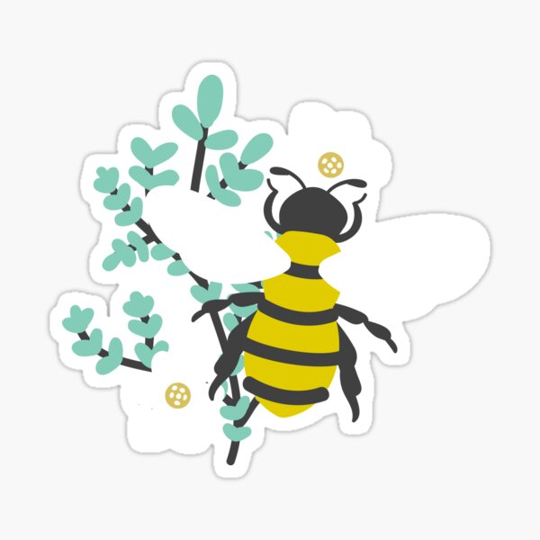 Blooms & Bees Sticker