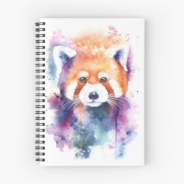 Item preview, Red Panda Splash Watercolor designed and sold by Denise Soden.