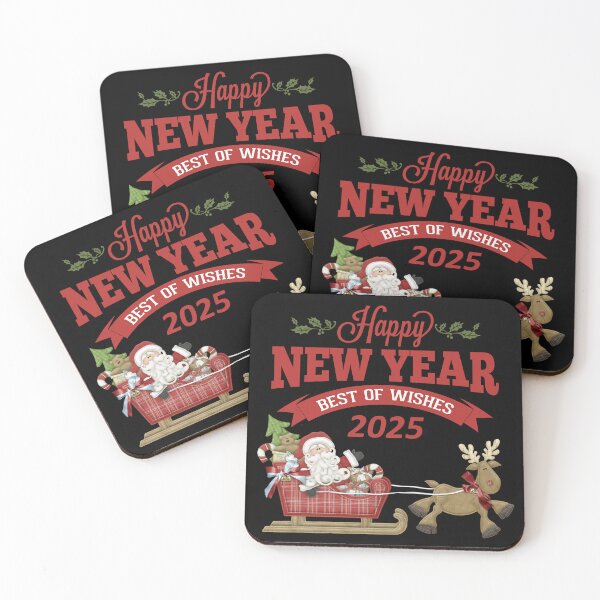 Item preview, Happy New Year 2025 Santa Claus designed and sold by kripalsutariya.