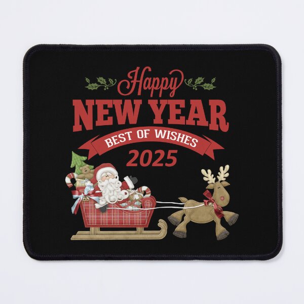 Item preview, Happy New Year 2025 Santa Claus designed and sold by kripalsutariya.