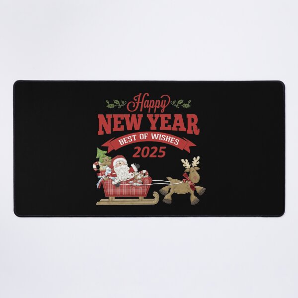 Item preview, Happy New Year 2025 Santa Claus designed and sold by kripalsutariya.
