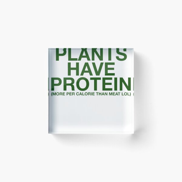 Item preview, Plants Have Protein ~ Vegetarian Food Vegetables designed and sold by StrangeStreet.