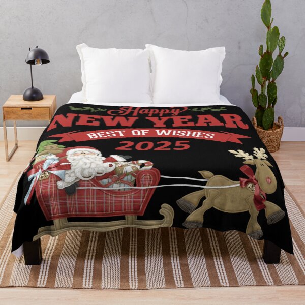 Item preview, Happy New Year 2025 Santa Claus designed and sold by kripalsutariya.