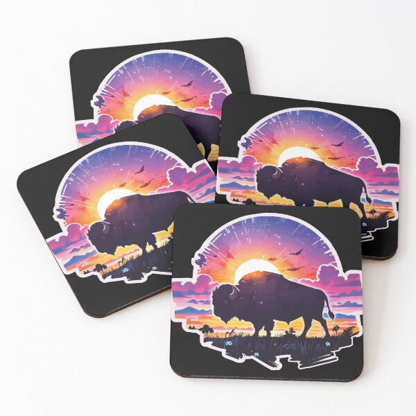 Item preview, Buffalo silhouette designed and sold by Getup-clothing.